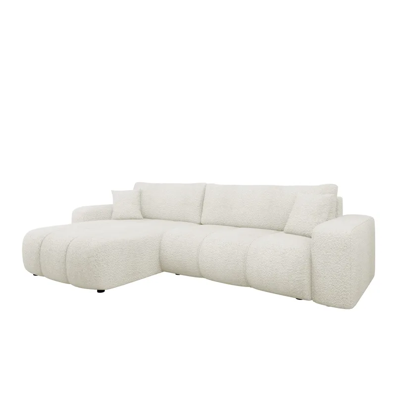 Flo Sovesofa med chaiselong 3-personers, Hvid