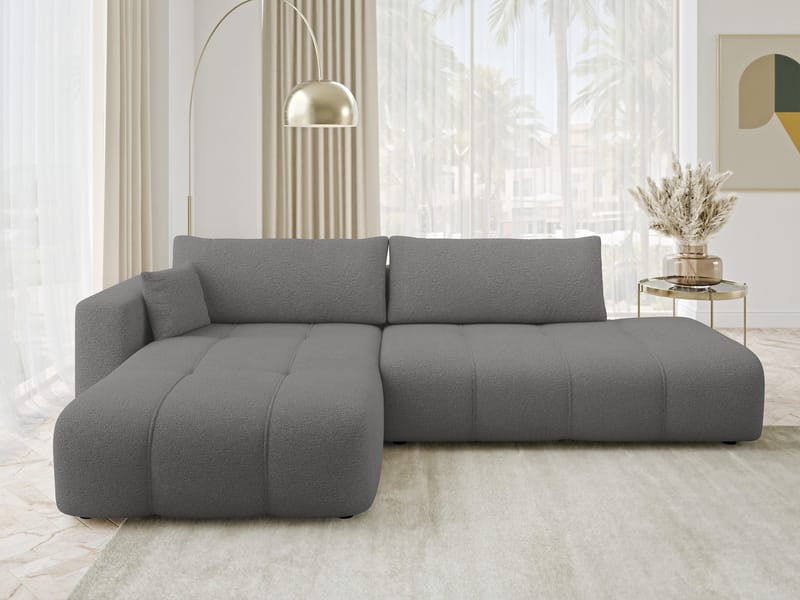 Flo Sovesofa med chaiselong 4-personers - Hvid - Møbler - Sofaer - Sovesofaer