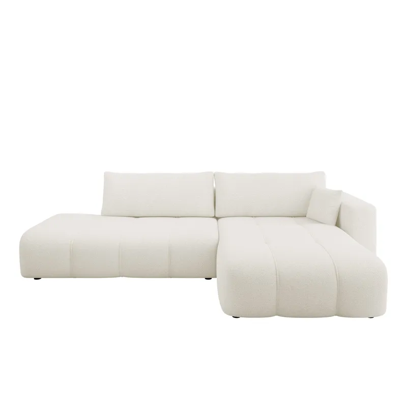 Flo Sovesofa med chaiselong 4-personers - Hvid - Møbler - Sofaer - Sovesofaer
