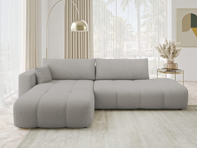Flo Sovesofa med chaiselong 4-personers - Hvid - Møbler - Sofaer - Sovesofaer