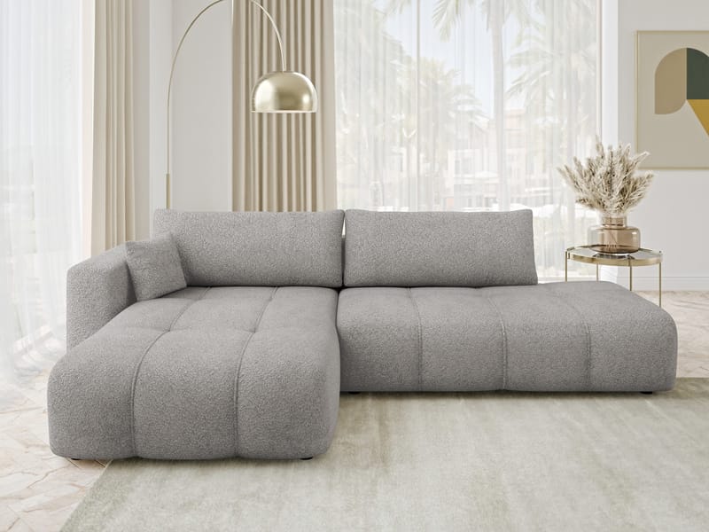 Flo Sovesofa med chaiselong 4-personers - Hvid - Møbler - Sofaer - Sovesofaer