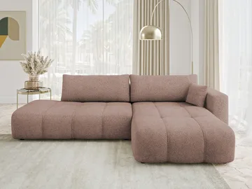 Flo Sovesofa med chaiselong 4-personers - Brun - Møbler - Sofaer - Sovesofaer