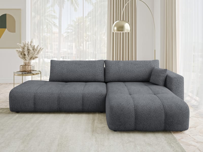 Flo Sovesofa med chaiselong 4-personers - Hvid - Møbler - Sofaer - Sovesofaer