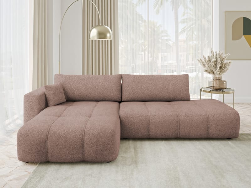 Flo Sovesofa med chaiselong 4-personers - Hvid - Møbler - Sofaer - Sovesofaer