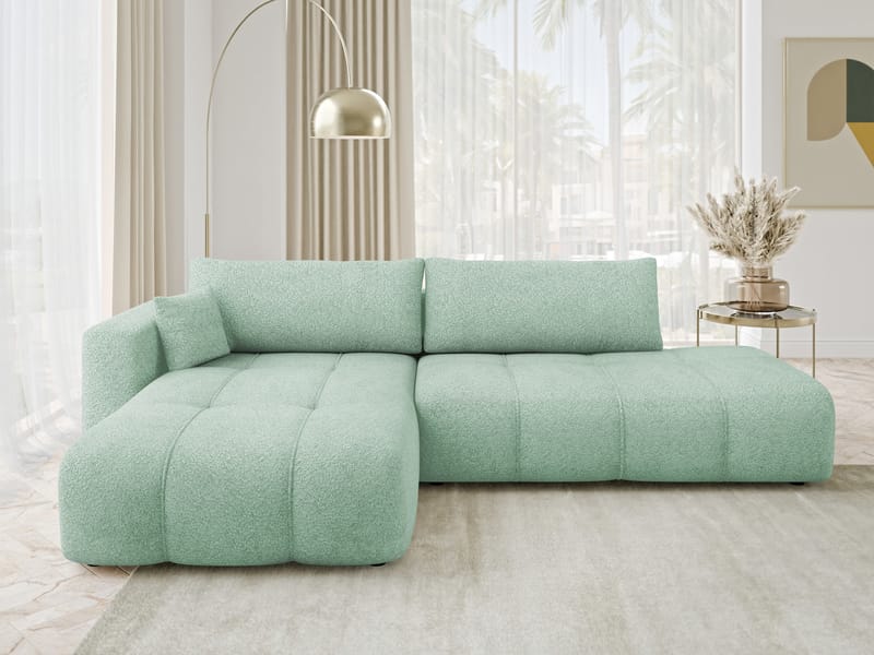 Flo Sovesofa med chaiselong 4-personers - Hvid - Møbler - Sofaer - Sovesofaer