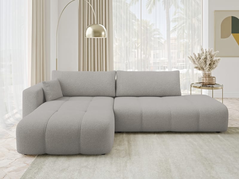Flo Sovesofa med chaiselong 4-personers - Hvid - Møbler - Sofaer - Sovesofaer