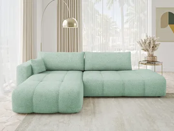 Flo Sovesofa med chaiselong 4-personers - Mintgrøn - Møbler - Sofaer - Sovesofaer