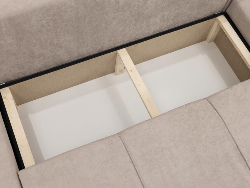 Flo Sovesofa med dobbelt chaiselong 4-personers - Hvid - Møbler - Sofaer - Sovesofaer