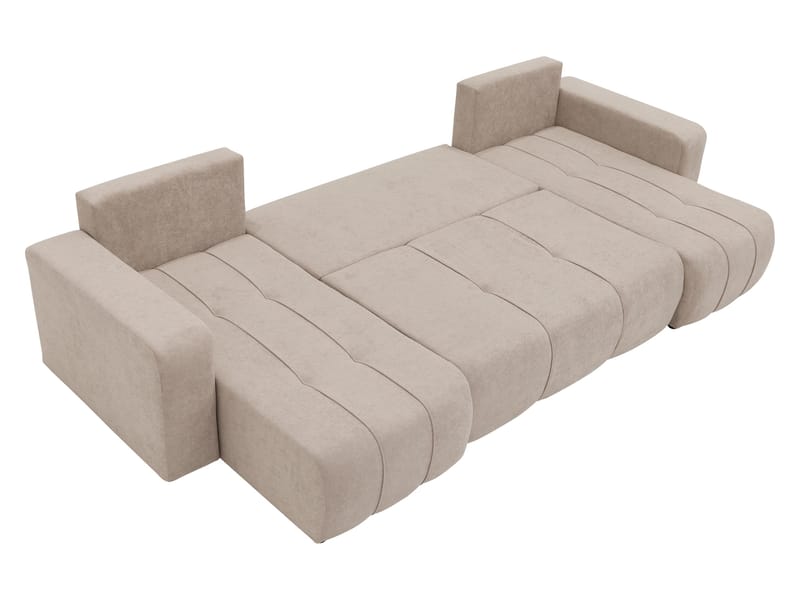 Flo Sovesofa med dobbelt chaiselong 4-personers - Hvid - Møbler - Sofaer - Sovesofaer