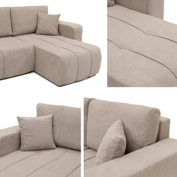 Flo Sovesofa med dobbelt chaiselong 4-personers - Mintgrøn - Møbler - Sofaer - Sovesofaer