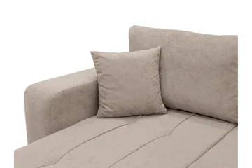 Flo Sovesofa med Dobbelt Chaiselong 4-personers - Sort - Møbler - Sofaer - Sovesofaer
