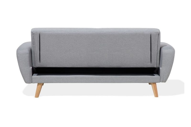 Florli 3-personers Foldbar Rektangulær Sovesofa 104x190 cm i Stof - Grå - Møbler - Sofaer - Sovesofaer