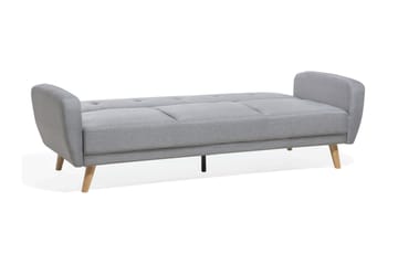 Florli 3-personers Foldbar Rektangulær Sovesofa 104x190 cm i Stof - Grå - Møbler - Sofaer - Sovesofaer