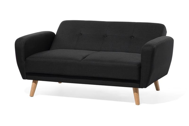 Florli sovesofa 155 cm - Sort - Møbler - Sofaer - Sovesofaer