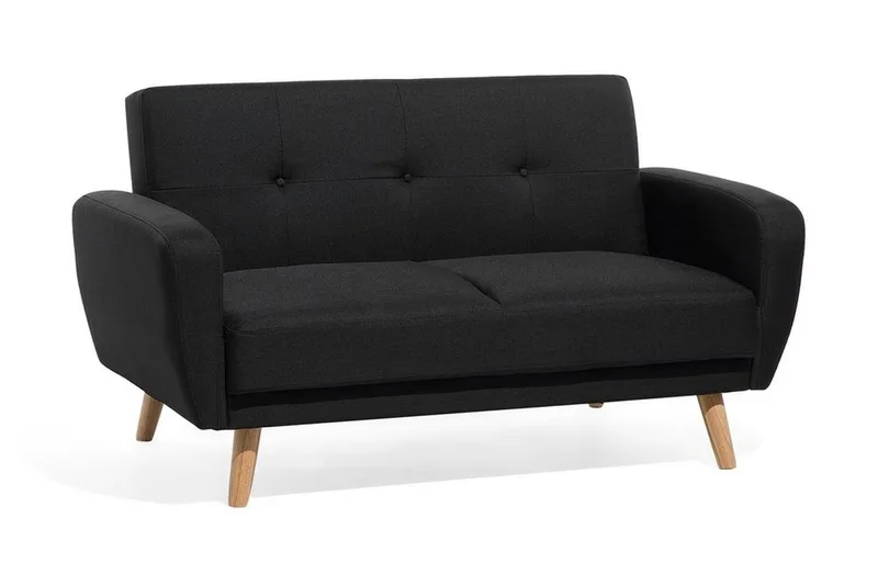 Florli sovesofa 155 cm, Sort