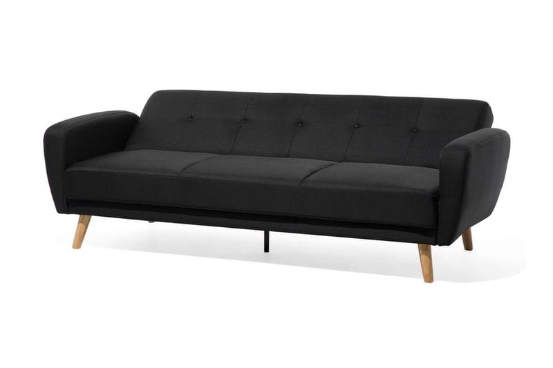 Florli sovesofa 214 cm - Sort - Møbler - Sofaer - Sovesofaer