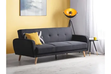 Florli sovesofa 214 cm - Sort - Møbler - Sofaer - Sovesofaer