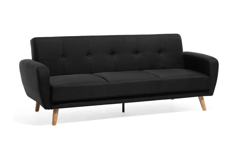 Florli sovesofa 214 cm, Sort