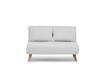 Folde Teddy Sovesofa 2-sæder Cream - Cream - Møbler - Sofaer - Sovesofaer