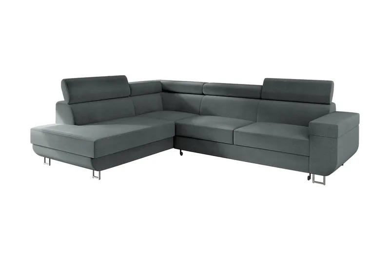 Fonti 3-personers Hjørnesovesofa - Grå - Møbler - Sofaer - Sovesofaer