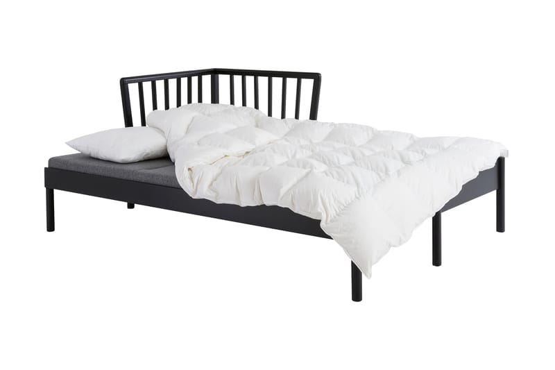 Franz Sovesofa Stel 200 cm Sort - Møbler - Sofaer - Sovesofaer