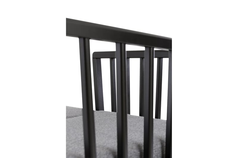 Franz Sovesofa Stel 200 cm Sort - Møbler - Sofaer - Sovesofaer