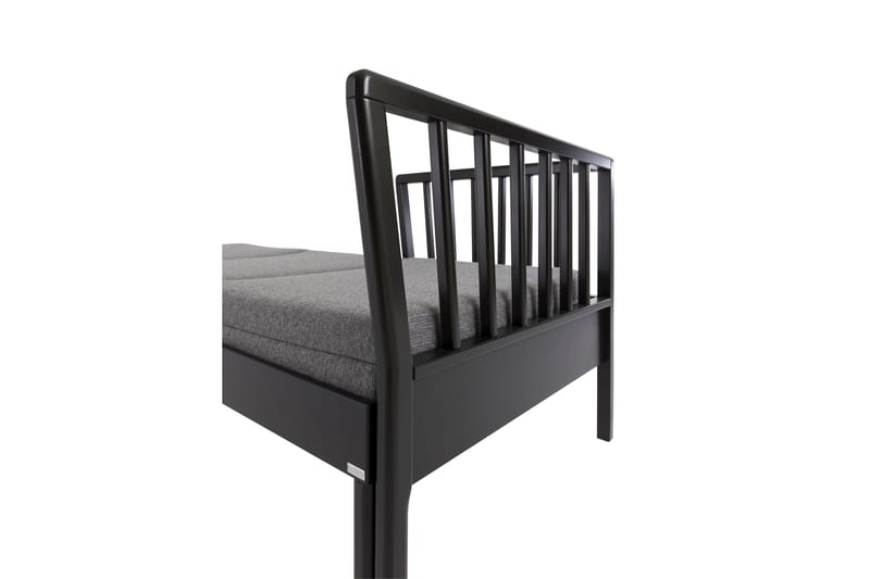 Franz Sovesofa Stel 200 cm Sort - Møbler - Sofaer - Sovesofaer