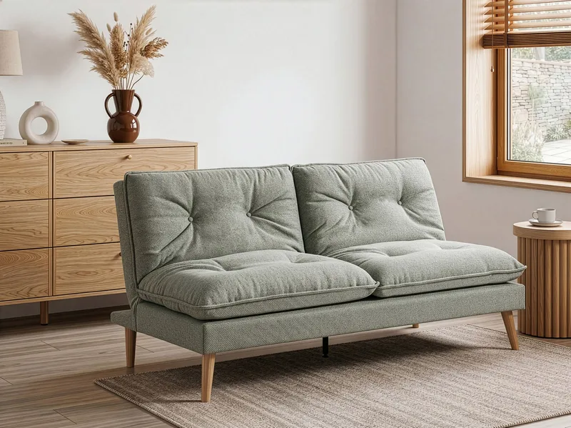 3-personers sofa Yila - Grøn - Møbler - Sofaer - Sovesofaer - 3 personers sovesofa