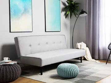 3-personers sofa Visby - Lysegrå - Møbler - Sofaer - Sovesofaer - 3 personers sovesofa