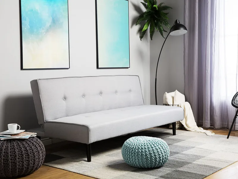 3-personers sofa Visby - Lysegrå - Møbler - Sofaer - Sovesofaer - 3 personers sovesofa