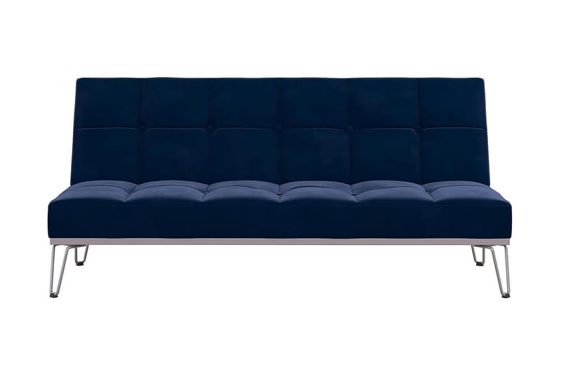 Elle Futon Velour/Blå - Novogratz - Sovesofaer - Futon sofa