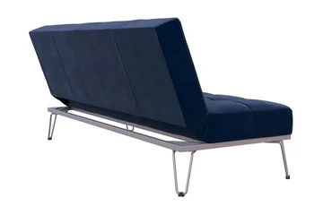 Elle Futon Velour/Blå - Novogratz - Møbler - Sofaer - Sovesofaer - Futon - Futon sofa