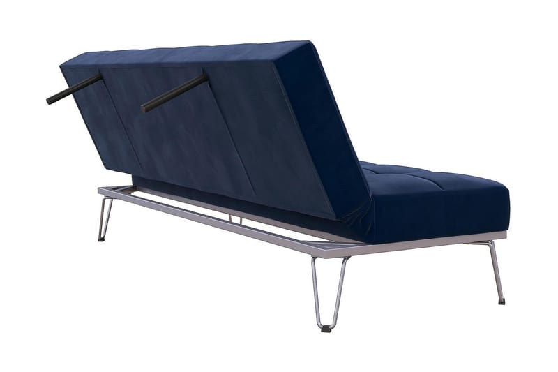 Elle Futon Velour/Blå - Novogratz - Møbler - Sofaer - Sovesofaer - Futon - Futon sofa