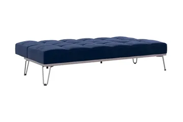 Elle Futon Velour/Blå - Novogratz - Møbler - Sofaer - Sovesofaer - Futon - Futon sofa