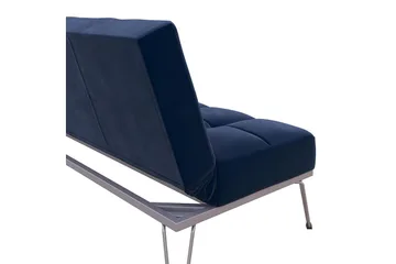 Elle Futon Velour/Blå - Novogratz - Møbler - Sofaer - Sovesofaer - Futon - Futon sofa