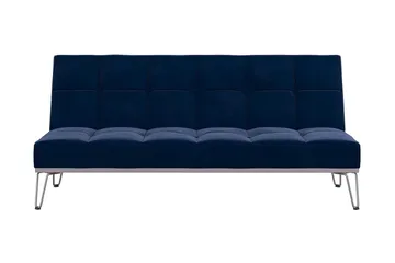 Elle Futon Velour/Blå - Novogratz - Møbler - Sofaer - Sovesofaer - Futon - Futon sofa