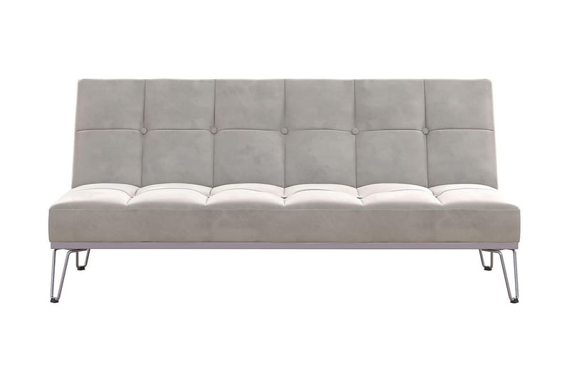 Elle Futon Velour/Grå - Novogratz - Sovesofaer - Futon sofa