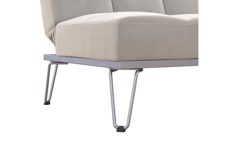 Elle Futon Velour/Grå - Novogratz - Møbler - Sofaer - Sovesofaer - Futon - Futon sofa