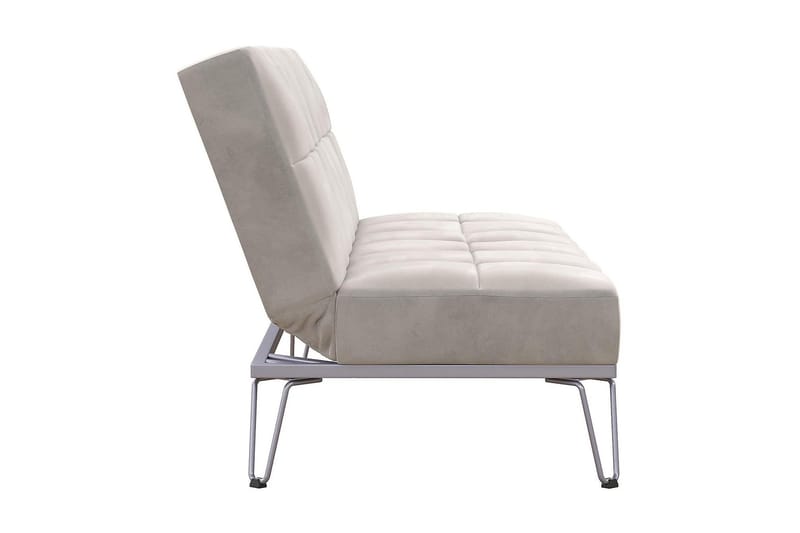 Elle Futon Velour/Grå - Novogratz - Møbler - Sofaer - Sovesofaer - Futon - Futon sofa