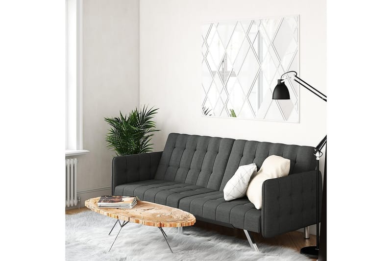 Emily Futon Linnedgrå - Dorel Home - Møbler - Sofaer - Sovesofaer - Futon - Futon sofa