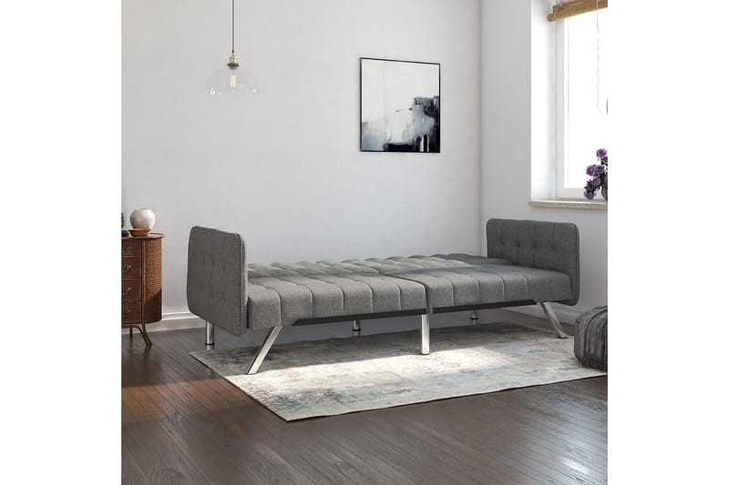Emily Futon Linnedgrå - Dorel Home - Møbler - Sofaer - Sovesofaer - Futon - Futon sofa