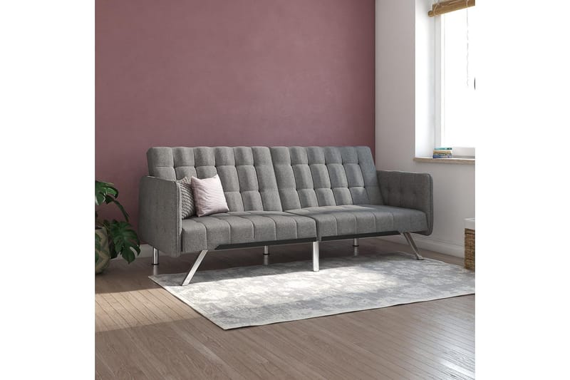 Emily Futon Linnedgrå - Dorel Home - Møbler - Sofaer - Sovesofaer - Futon - Futon sofa