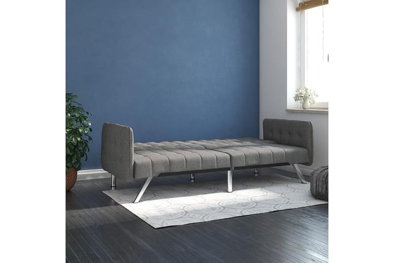 Emily Futon Linnedgrå - Dorel Home - Møbler - Sofaer - Sovesofaer - Futon - Futon sofa