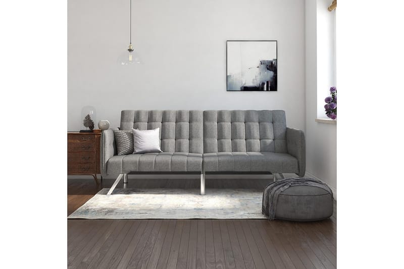 Emily Futon Linnedgrå - Dorel Home - Møbler - Sofaer - Sovesofaer - Futon - Futon sofa