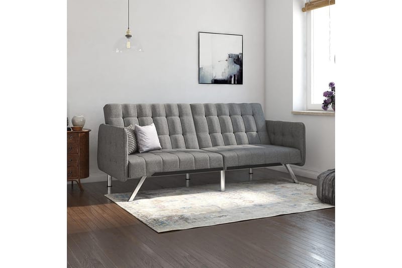 Emily Futon Linnedgrå - Dorel Home - Møbler - Sofaer - Sovesofaer - Futon - Futon sofa