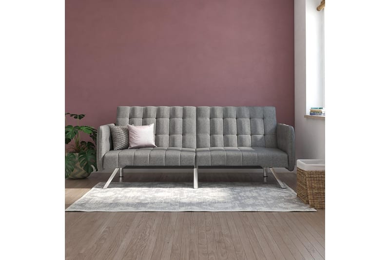 Emily Futon Linnedgrå - Dorel Home - Møbler - Sofaer - Sovesofaer - Futon - Futon sofa