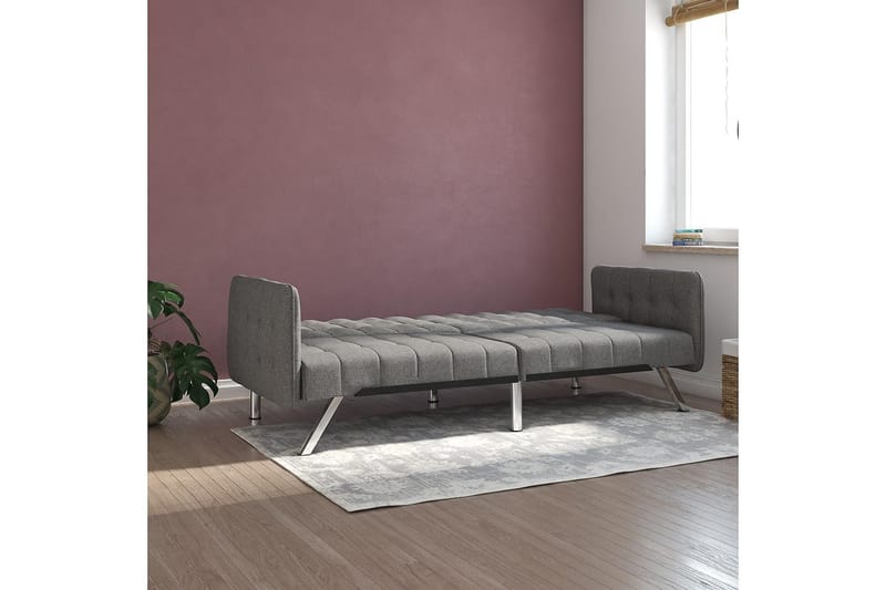 Emily Futon Linnedgrå - Dorel Home - Møbler - Sofaer - Sovesofaer - Futon - Futon sofa