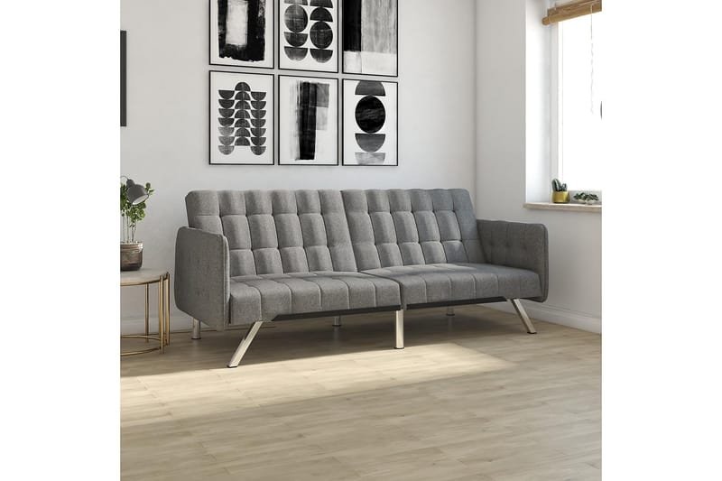Emily Futon Linnedgrå - Dorel Home - Møbler - Sofaer - Sovesofaer - Futon - Futon sofa