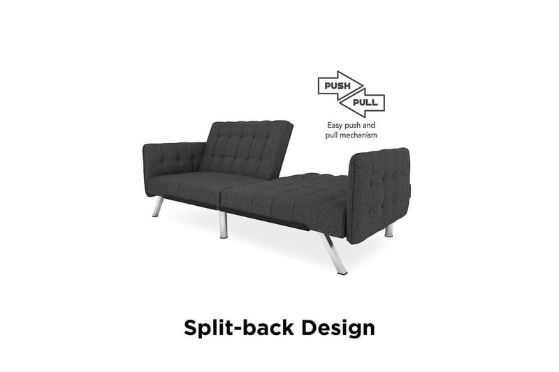 Emily Futon Linnedgrå - Dorel Home - Møbler - Sofaer - Sovesofaer - Futon - Futon sofa