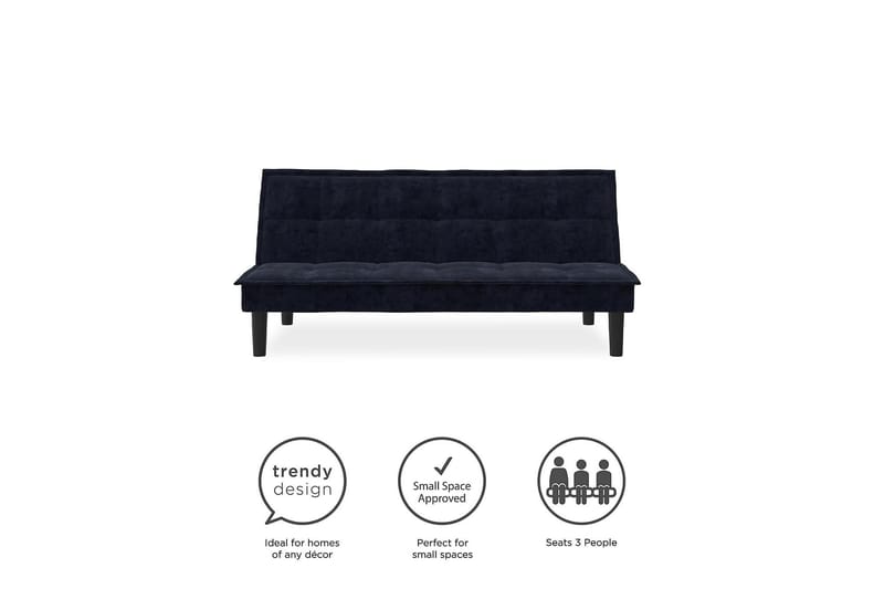 Otis Futon Blå - Dorel Home - Sovesofaer - Futon sofa